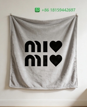 Miumiu Throw Blankets